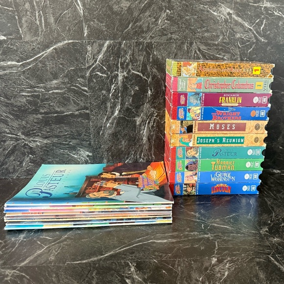 LIVING HISTORY PRODUCTIONS VHS Tapes and Activity Books Lot - Picture 14 of 14